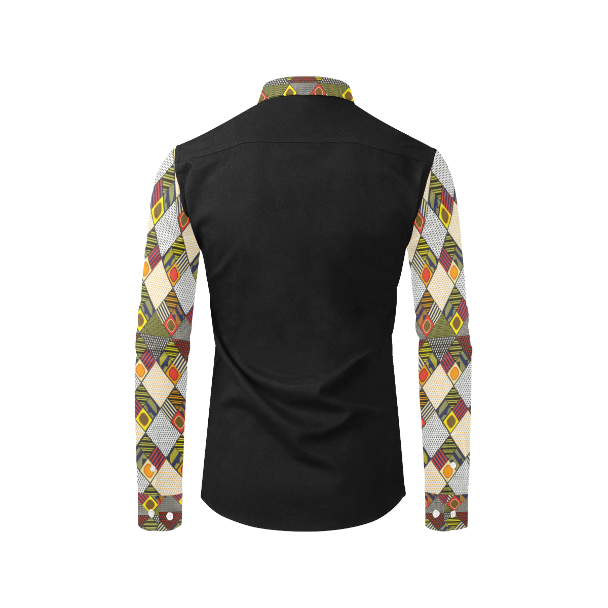 Afro Print Button Up
