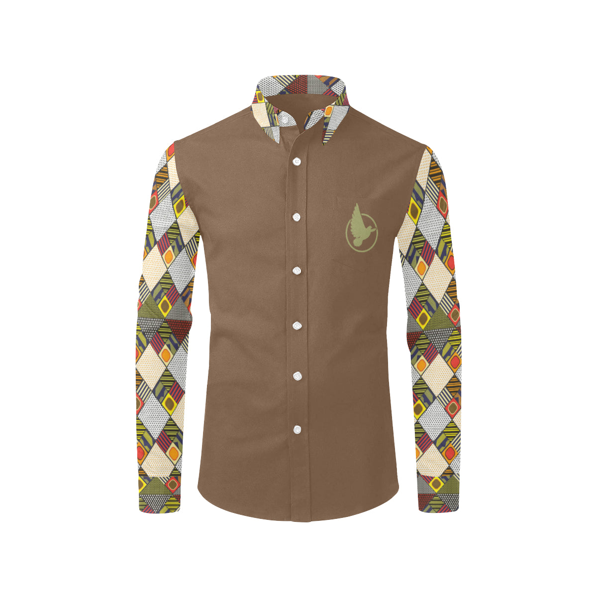 Afro Print Button Up