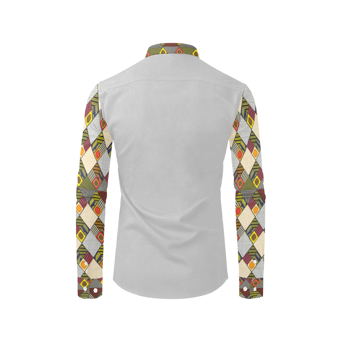 Afro Print Button Up