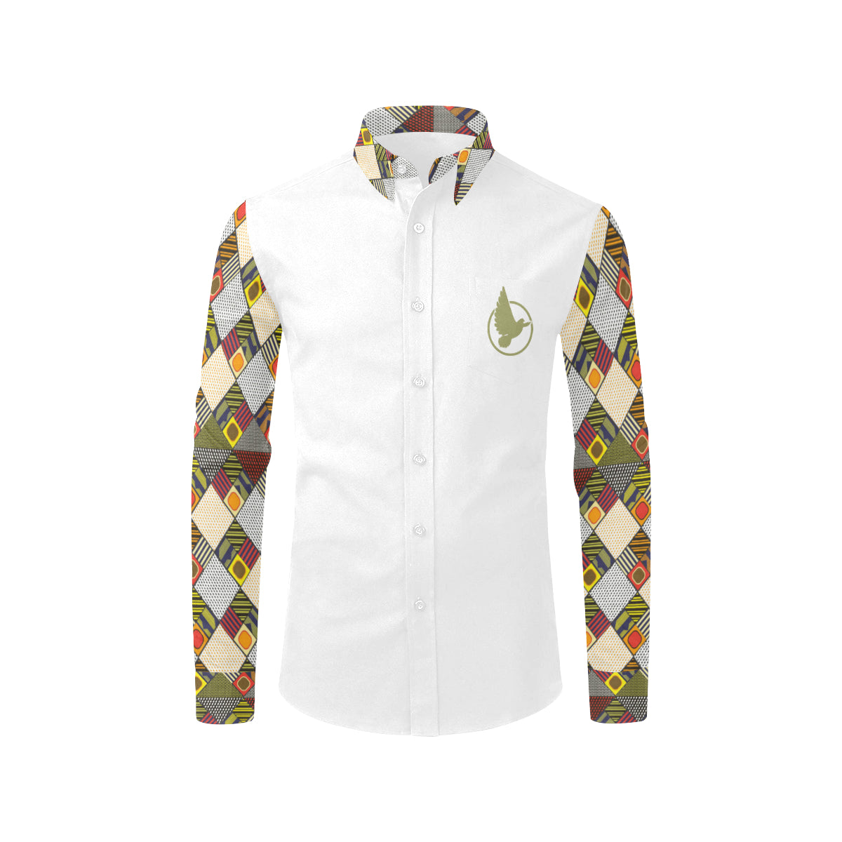 Afro Print Button Up