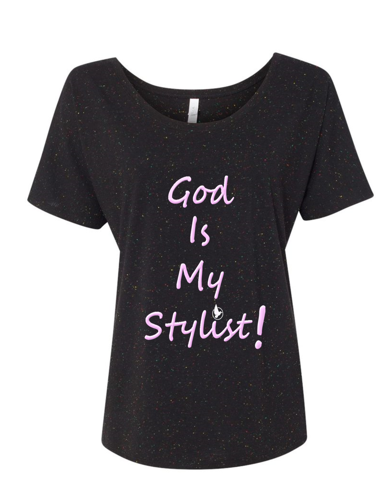 God is my stylist flowy tee.png